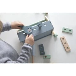 Little Dutch LD4434 Houten Gereedschapskist -Berg Winkel little dutch houten gereedschapskist 2