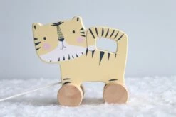 Little Dutch LD4451 Houten Trekdier Tijger -Berg Winkel little dutch houten trekdier tijger 1