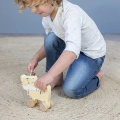 Little Dutch LD4451 Houten Trekdier Tijger -Berg Winkel little dutch houten trekdier tijger 3