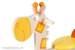 Loopfiets Giraffe -Berg Winkel loopfiets giraffe houten 4wielen scratch 1 1
