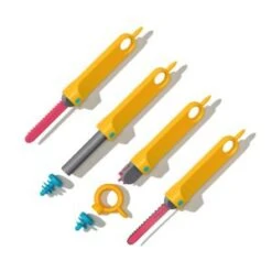 Makedo Discover 126 Gereedschapsset Voor Karton Kindergereedschap -Berg Winkel makedo explore 126 Tools set karton knutselset 300x300 1