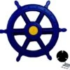 Stuurwiel Piraat Piratenstuur Kunststof Blauw -Berg Winkel piratenstuur blauw
