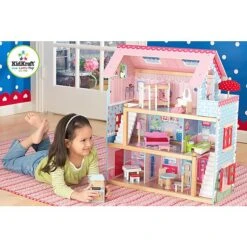Poppenhuis Chelsea -Berg Winkel poppenhuis chelsea kidkraft 65054 5