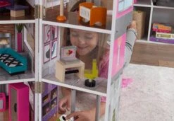 Poppenhuis Modern Deluxe Herenhuis -Berg Winkel poppenhuis kidkraft 65883 modern deluxe herenhuis 4