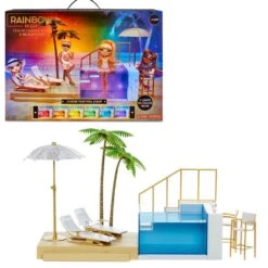 Rainbow High Poppen Color Change Pool And Beach Club Set 15 Rainbow High Poppen Color Change Pool And Beach Club Set -Berg Winkel rainbow high color change pool and beach club set