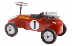 Retro Roller Raceauto Loopauto Racing Team Niki -Berg Winkel retroroller racingteam niki loopauto loopfiets 1