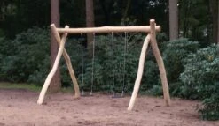 Robinia Schommel Met 2 Rubber Schommelzitjes Openbaar Gebruik -Berg Winkel robinia schommel 1