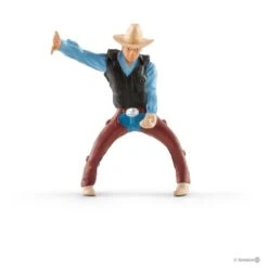 Schleich 41416 Western Cowboy In Het Zadel Farm World -Berg Winkel schleich 41416 westerncowboy in het zadel 2