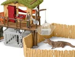 Jungle Onderzoeksbasiskamp – Schleich 42350 -Berg Winkel schleich 42350 croco jungle onderzoeks basiskamp 4