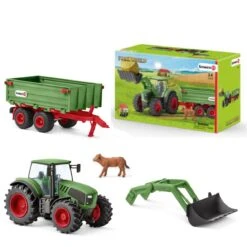 Schleich 42379 Tractor Met Aanhanger FarmWorld -Berg Winkel schleich 42379 tractor met aanhanger 2