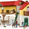 Schleich 42407 Grote Boerderij Met Stal En Dieren FarmWorld -Berg Winkel schleich 42407 boerderij met stal