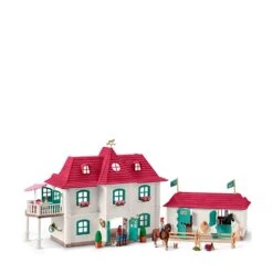Schleich 42551 Lakeside Landhuis Met Stal Horse-Club -Berg Winkel schleich 42416 groot huis met paardenstal 1