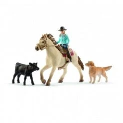 Schleich 42419 Western Boerderij Farm World -Berg Winkel schleich 42419 western rijden 1