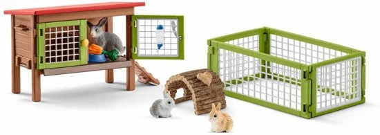 Schleich 42420 Konijnenhok Farm World 4 Schleich 42420 Konijnenhok Farm World - Afbeelding 2