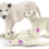 Schleich 42505 Moederleeuw Met Welpjes WildLife -Berg Winkel schleich 42505 moederleeuw met welpjes