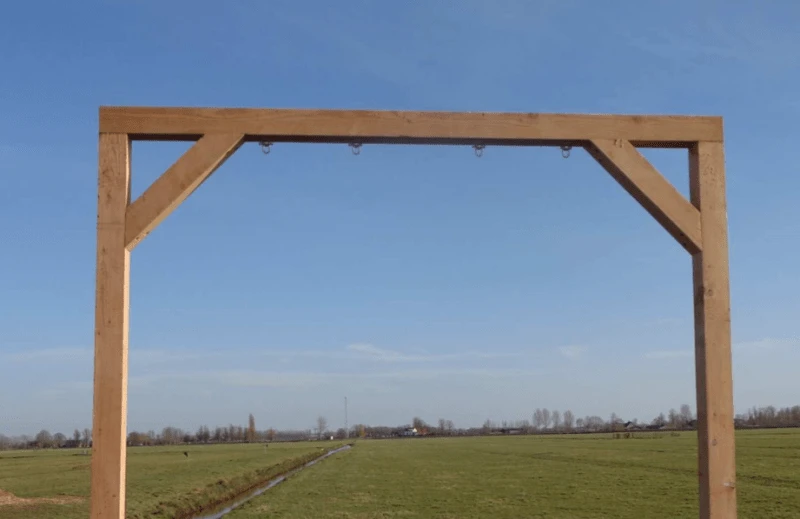 Duo Schommel Douglas Geïmpregneerd U-model 3 Duo Schommel Douglas Geïmpregneerd U-model