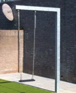 Schommelpaal Robuust Gegalvaniseerd Staal 128cm Breed