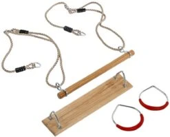 Schommelzitje Met Trapeze En Ringen PP-touwenset