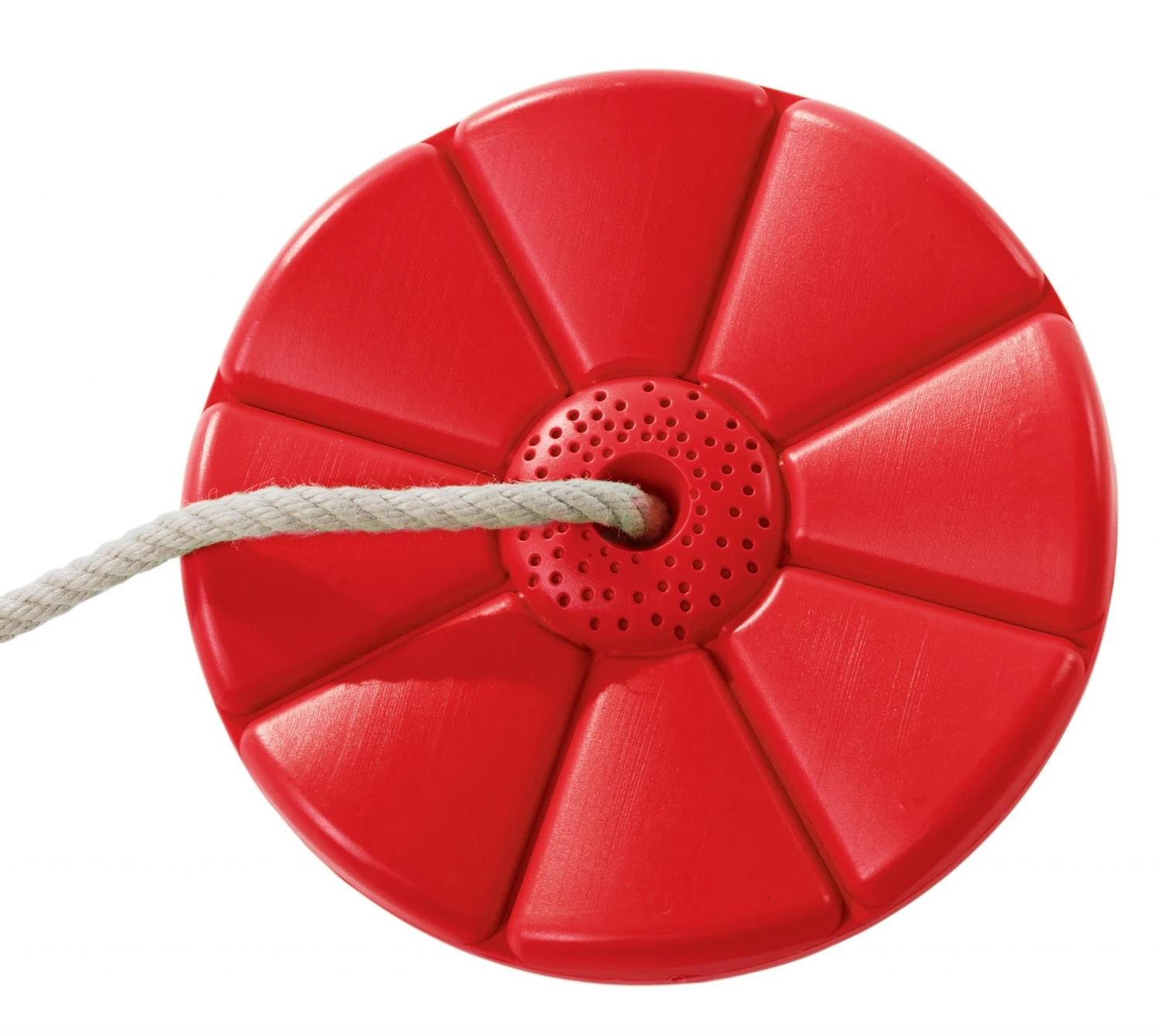 Schotelschommel Met PH Touw In De Kleur Rood 3 Schotelschommel Met PH Touw In De Kleur Rood