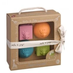 Sophie De Giraf So Pure Set Met 2 Ballen En 2 Blokken