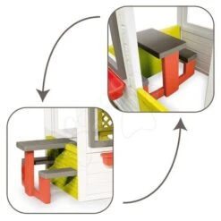 Smoby Friends House Met Tuintje – Speelhuis -Berg Winkel speelhuisje smoby 310209 friends house 4