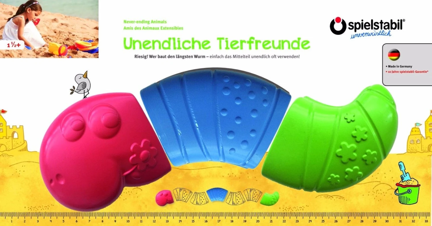 Zandbakvormpjes Slang Fashion – Oneindige Diervriendjes Spielstabil 3 Zandbakvormpjes Slang Fashion – Oneindige Diervriendjes Spielstabil