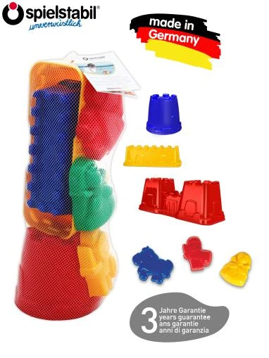 Zandvormenset Kasteel In Net 6 Dlg. – Spielstabil 5 Zandvormenset Kasteel In Net 6 Dlg. – Spielstabil - Afbeelding 3