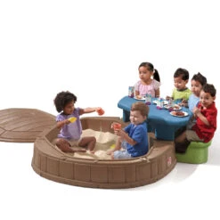 Step 2 Kunststof Zandbak Speeleiland Zandbak Met Pn-set -Berg Winkel step2 speeleiland zandbak en picknickset 2