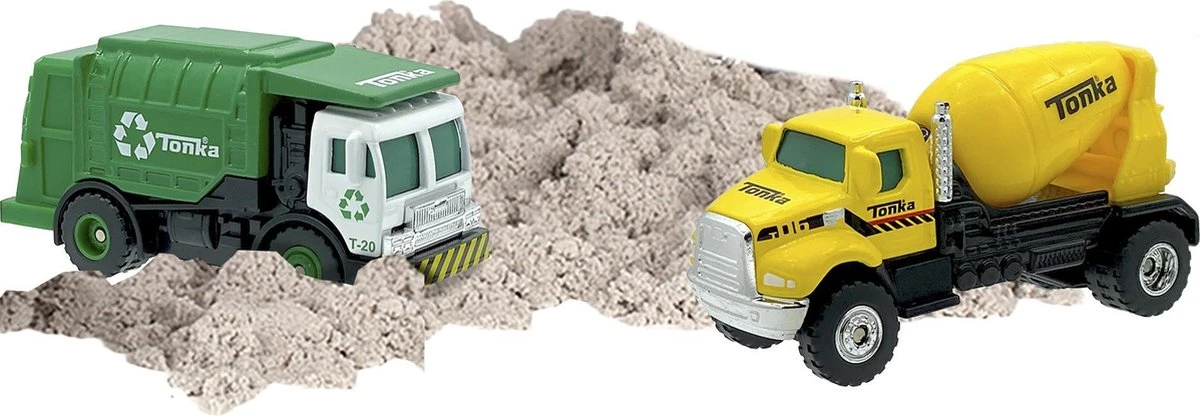 Tonka Combo-Pack Garbage-Truck + Cement-Mixer 6 Tonka Combo-Pack Garbage-Truck + Cement-Mixer - Afbeelding 4