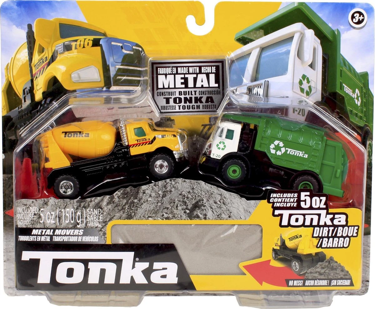 Tonka Combo-Pack Garbage-Truck + Cement-Mixer 3 Tonka Combo-Pack Garbage-Truck + Cement-Mixer