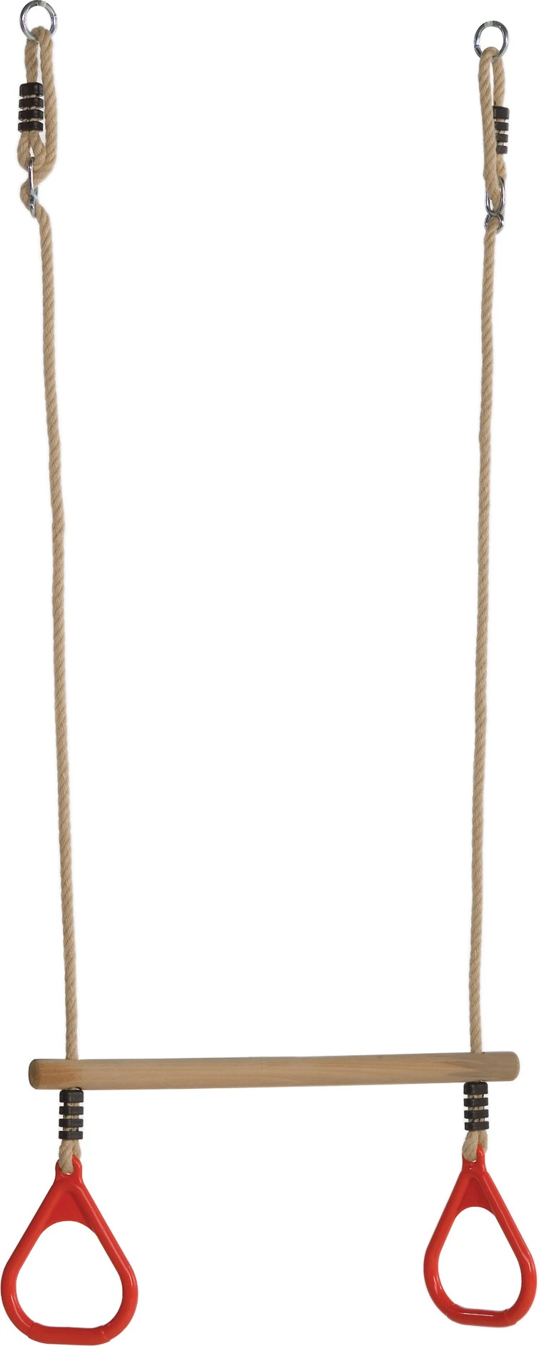 Houten Trapeze Met Kunststof Ringen (PH-touwenset) Magenta 5 Houten Trapeze Met Kunststof Ringen (PH-touwenset) Magenta - Afbeelding 3