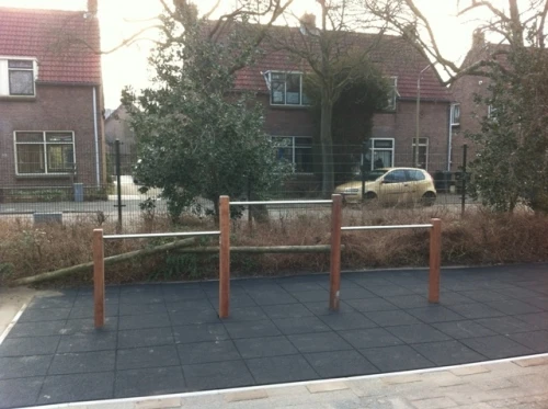 Professioneel Duikelrek Hardhout Trio-uitvoering OpenbaarGebruik 5 Professioneel Duikelrek Hardhout Trio-uitvoering OpenbaarGebruik - Afbeelding 3