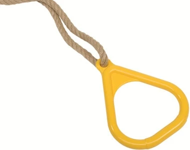 Turnringen Kunststof (PP-touwenset) Geel 3 Turnringen Kunststof (PP-touwenset) Geel