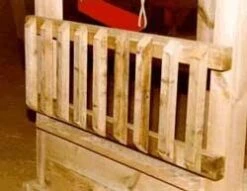 Speelkasteel Houten Speeltoestel Veiligheidshekje