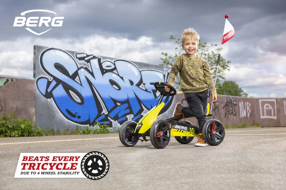 BERG Veiligheidsvlag S/M Voor BERG Buzzy Of Reppy Skelter 5 BERG Veiligheidsvlag S/M Voor BERG Buzzy Of Reppy Skelter - Afbeelding 3