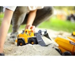 SIMBA TOYs Volvo On-site Loader Wheel Loader Wiellaadschep Zandbakauto -Berg Winkel volvo on site loader wiellaadschep Zandbak speelgoed.