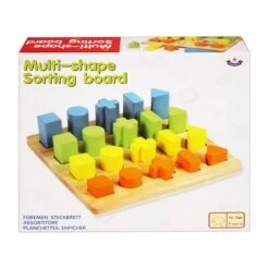 Vormen Kleuren En Maten Sorteerbord Groot Santoys Vormensorteerbord -Berg Winkel vormenstorteerbord groot santoys f5704 1 1