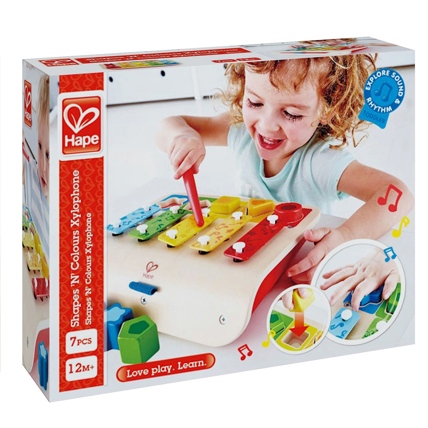 Xylofoon En Vormenstoof In 1 – Hape Shape Sortr Xylophone 7 Xylofoon En Vormenstoof In 1 – Hape Shape Sortr Xylophone - Afbeelding 5