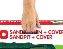 BIG Zandbak Vario Incl. Afdekzeil Kunststof Zandbak -Berg Winkel zandbak big vario met afdekzeil 4