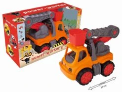 BIG Power Worker Midi Hoogwerker Zandbakauto -Berg Winkel zandbakauto big power worker service kraan big 55818 1 1