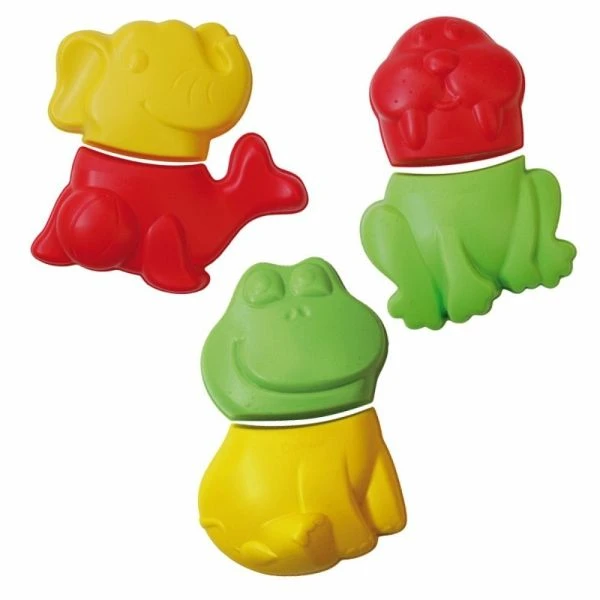 Zandbakvormpjes Dierenvriendjes 6-delig 6 Zandbakvormpjes Dierenvriendjes 6-delig - Afbeelding 4