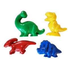 Gowi Zandbakvormpjes Dino’s Set 4-pack Zandbakspeelgoed