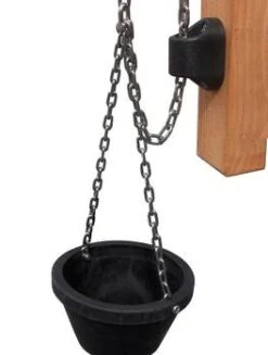 Rubber Zandemmer T.b.v. Zandtakel Met RVS Ketting