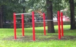 Duikelrek Staal Zeshoek Openbaar Gebruik Turnrek