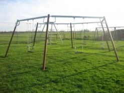 Schommel Zeskant (hout) Openbaar -Berg Winkel zeskant schommel hout 1 1